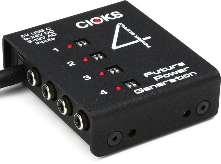 CIOKS 4 Isolated 4output Guitar Pedal Power Supply with AC Adapter Sweetwater