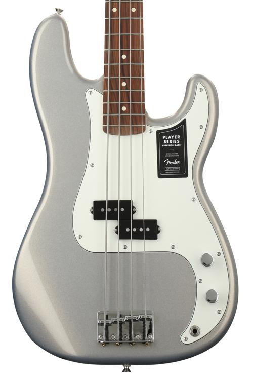 Fender Player Series Precision Bass - Silver | Sweetwater