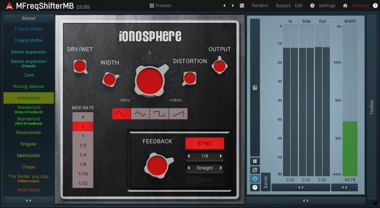 MeldaProduction MFreqShifterMB Multiband Frequency Shifter Plug-in ...