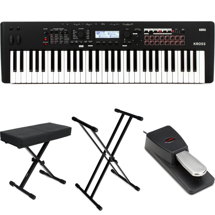 Korg Kross 2 61-key Essential Bundle | Sweetwater