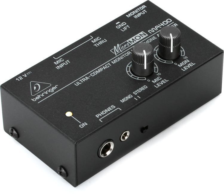 Behringer MicroMON MA400 1Ch Monitor Headphone Amplifier Sweetwater