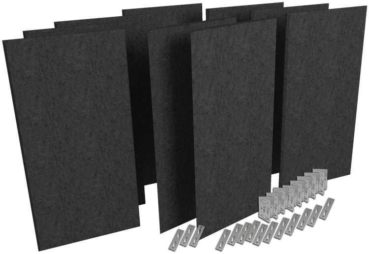 Auralex ProPanel ProKit-1 Acoustical Room Treatment System - Black SonoSuede image 1
