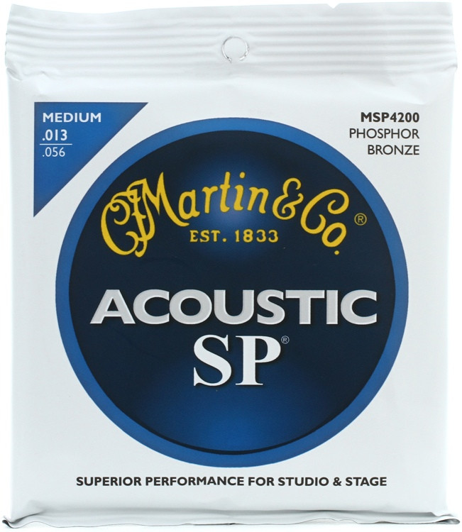 Martin MSP4200 SP 92/8 Phosphor Bronze Medium Acoustic Strings