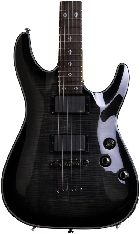 Schecter Damien Elite-6 Trans Black Burst | Sweetwater