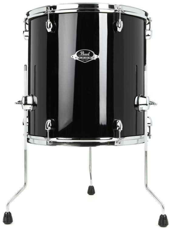 Pearl Export EXX Floor Tom 16 x 16 inch Jet Black Sweetwater