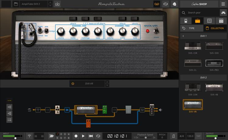 IK Multimedia AmpliTube SVX 2 Software Suite image