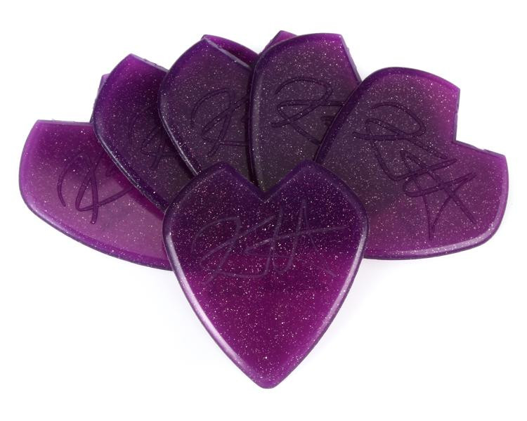 Dunlop 47PKH3NPS Kirk Hammett Jazz III Guitar Picks Purple Sparkle 6 ...