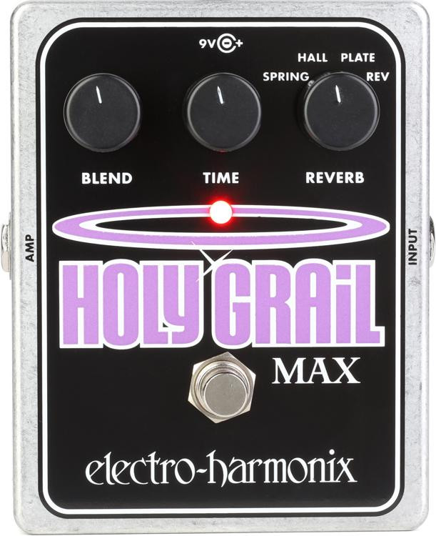 ElectroHarmonix Holy Grail Max Reverb Pedal Reviews Sweetwater