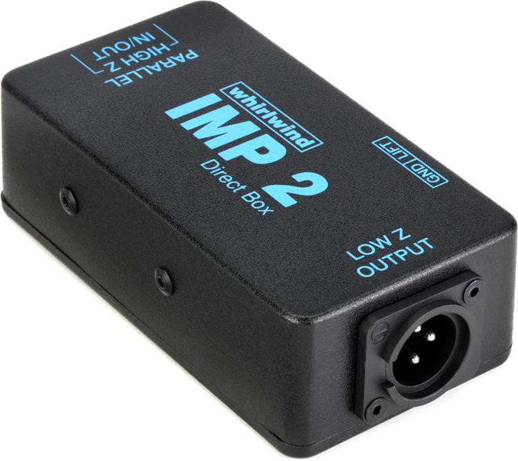 Whirlwind IMP 2 1channel Passive Instrument Direct Box Sweetwater