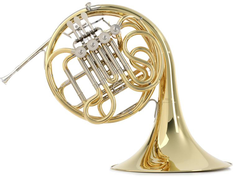 Yamaha YHR567 Intermediate Double French Horn Clear Lacquer Sweetwater