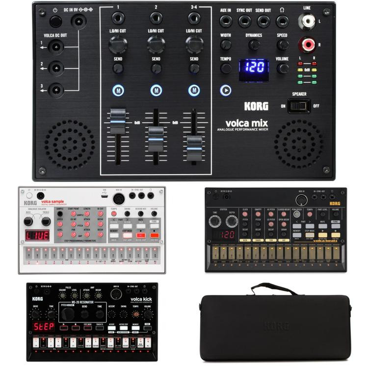 Korg VolcaMix, Beats, Kick, and Sample with DJGB1 gig bag 