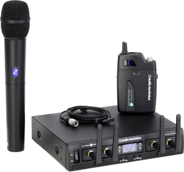 AudioTechnica ATW1312/L Combo Wireless Handheld and Lavalier