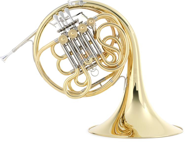 Yamaha YHR871 Professional Double French Horn Clear Lacquer Sweetwater