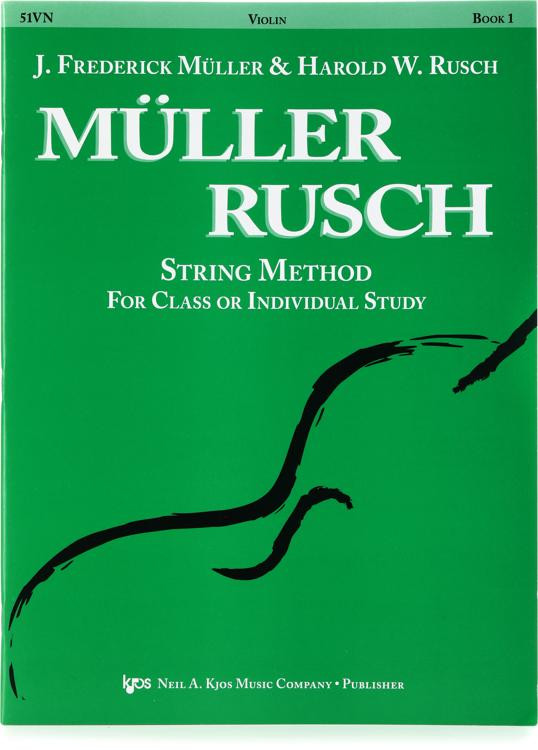Kjos MullerRusch String Method Book 1 Violin Sweetwater