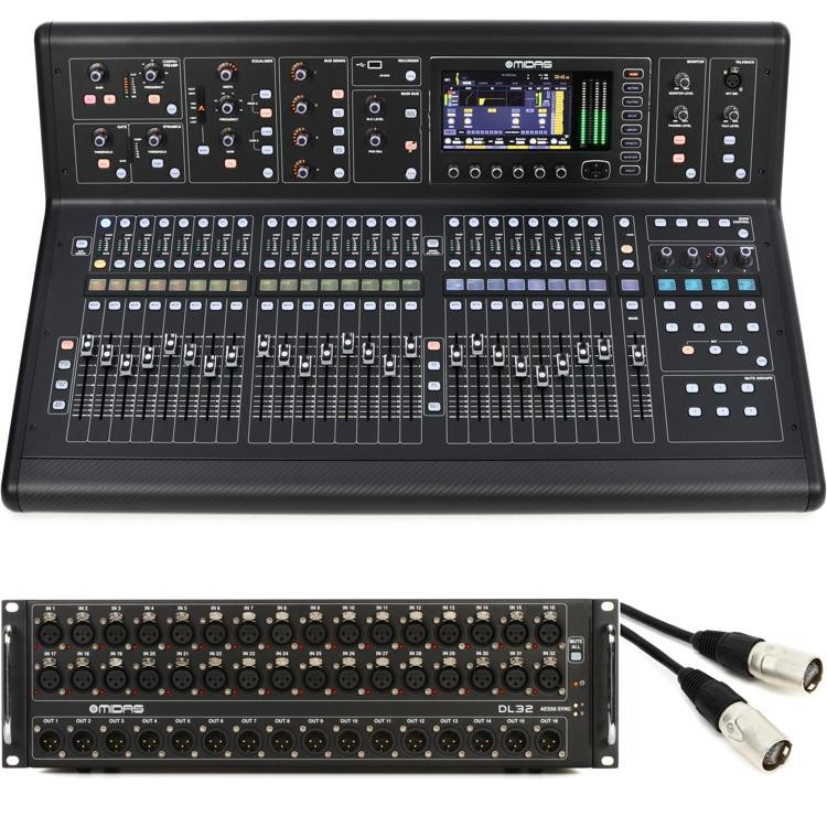 Midas M32 Digital Mixer with Stage Box Sweetwater