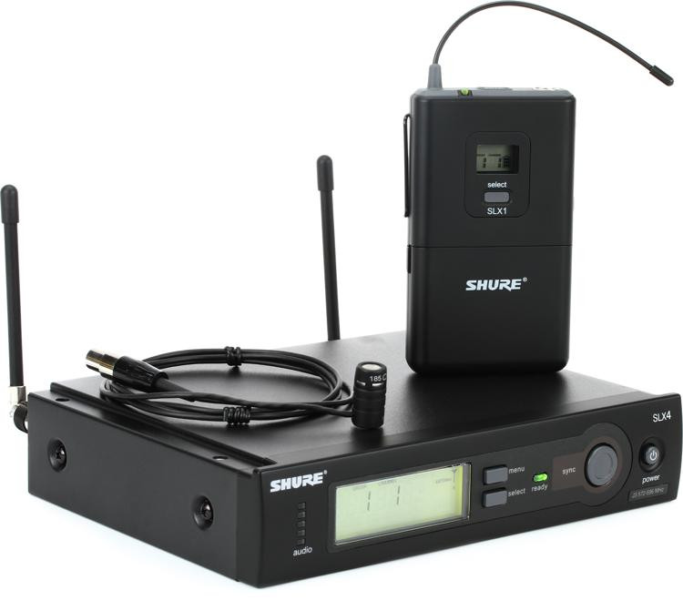 Shure SLX14/85 Wireless Lavalier Microphone System J3 Band Sweetwater