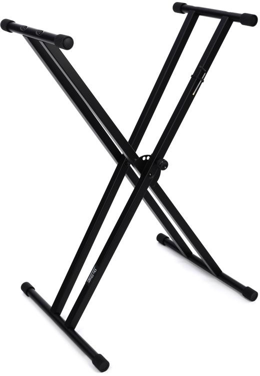 OnStage KS7171 DoubleX Keyboard Stand with Bolted Attachment Sweetwater