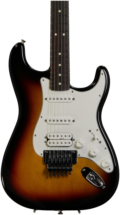 Fender Standard Strat HSS with Locking Tremolo - Brown Sunburst ...