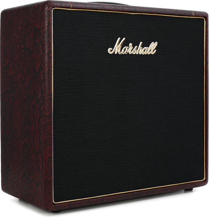 red marshall cabinet