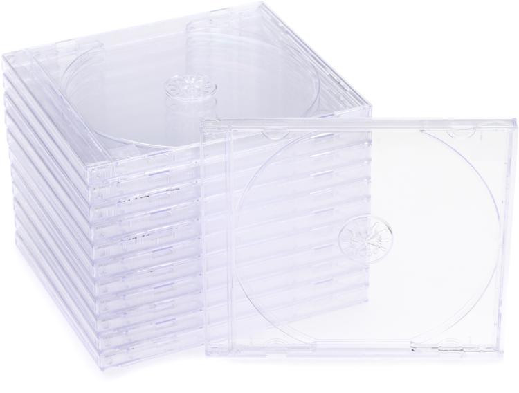 Maxell Standard CD Jewel Case 12pk Fullsize CD Case Sweetwater