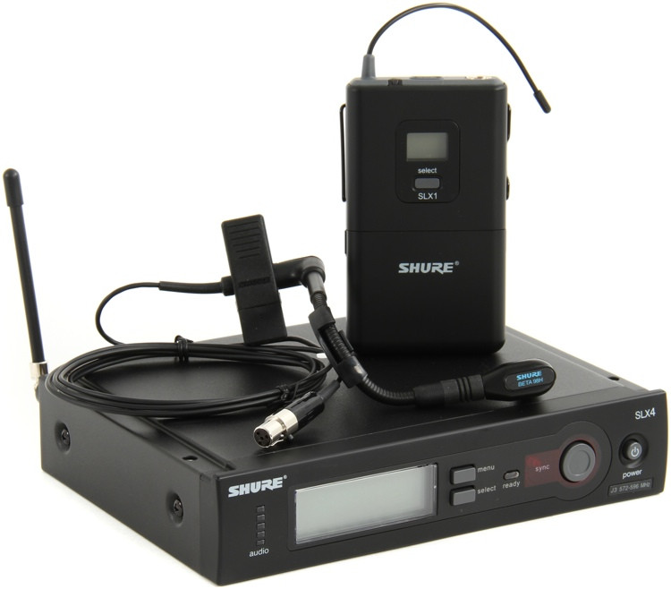Shure SLX14/98H Instrument Wireless System J3 Band, 572 596 MHz