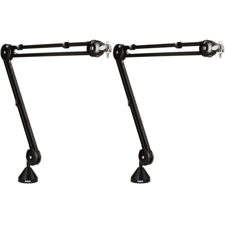 Rode PSA1 DeskMounted Broadcast Microphone Boom Arm 2pack Sweetwater