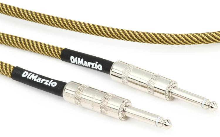 DiMarzio EP1710SSVT Braided Guitar Cable - Straight To Straight ...