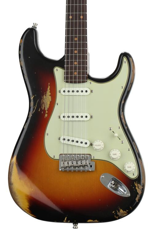 Fender Custom Shop GT11 Heavy Relic Stratocaster - 3-Tone Sunburst ...