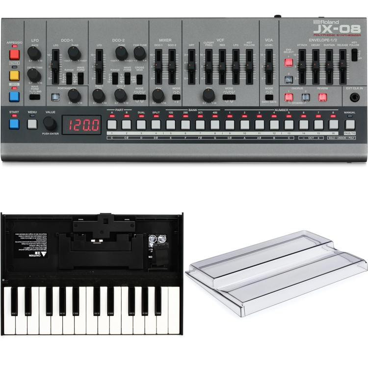 Roland JX08 Boutique Series JX8P Sound Module with Keyboard and