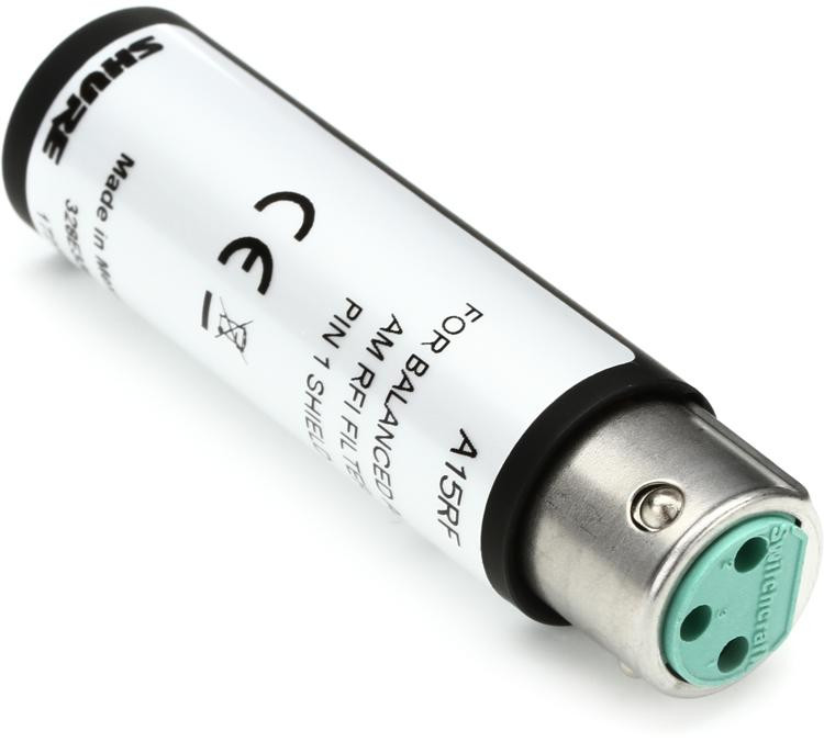Shure A15RF Inline Interference Attenuator Sweetwater
