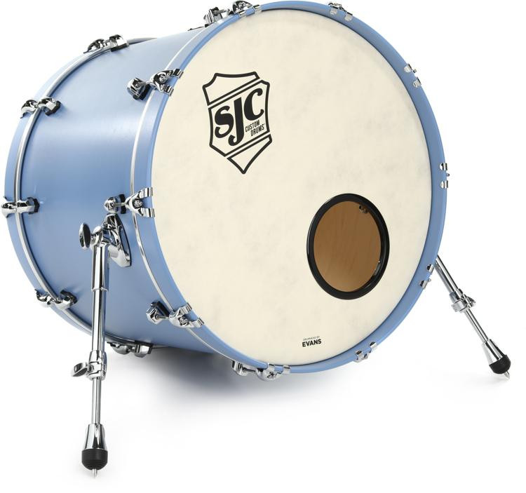 SJC Custom Drums Tour Series Bass Drum 18inch x 22inch, Lavender