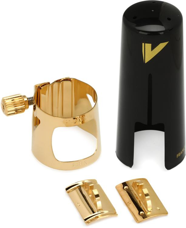Vandoren LC08P Optimum Tenor Saxophone Ligature Gilded Gold Sweetwater