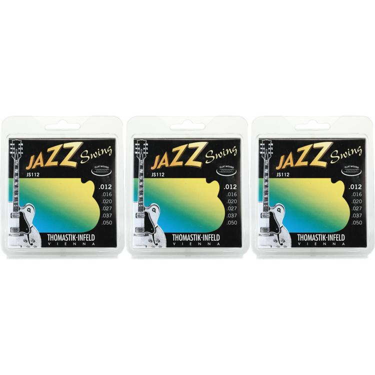 ThomastikInfeld JS112 Jazz Swing Flatwound Electric Guitar Strings