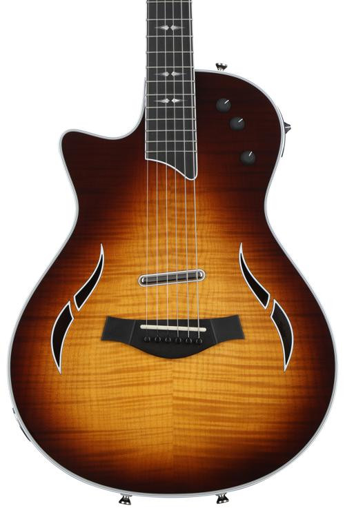 Taylor T5z Pro Lefthanded Hollowbody Electric Guitar Tobacco