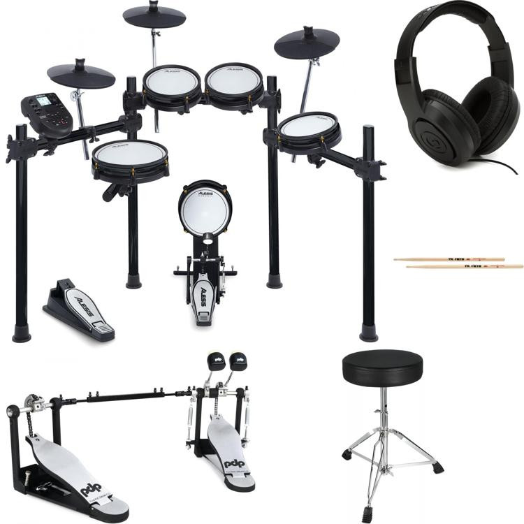 Alesis Surge Special Edition Double Bass Pedal Essentials Bundle