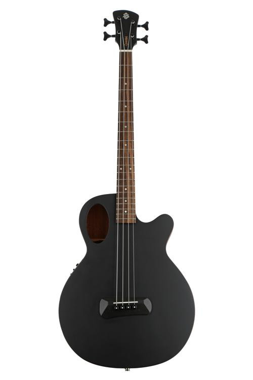 Spector Timbre Junior AcousticElectric Bass Guitar Black Sweetwater