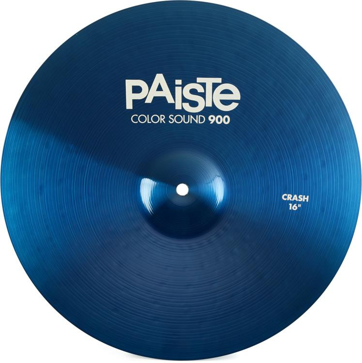 Paiste 16 inch Color Sound 900 Blue Crash Cymbal Sweetwater
