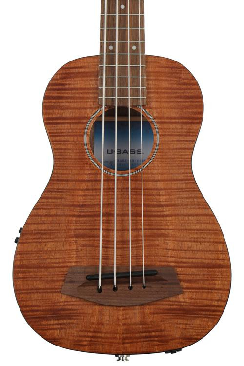 Kala UBass Exotic Mahogany Fretted, Round Wounds Sweetwater
