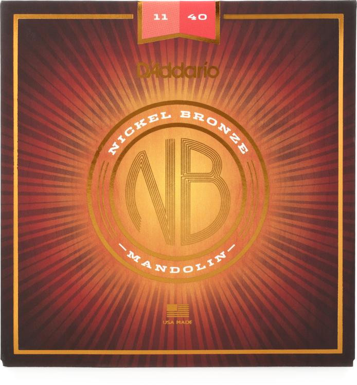 D'Addario Nickel Bronze Mandolin Strings - .011-.040 Medium | Sweetwater