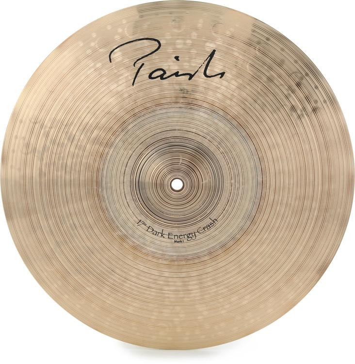 Paiste 17 inch Signature Dark Energy Crash Mk I Cymbal Sweetwater