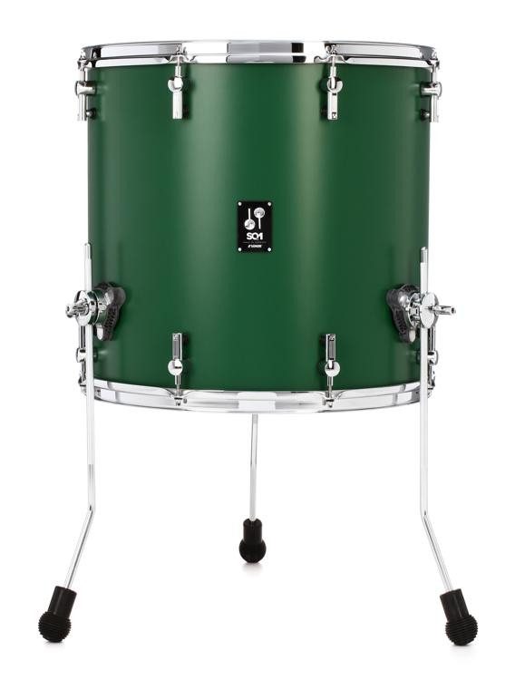 Sonor SQ1 Floor Tom 18 x 17 inch Roadster Green Sweetwater