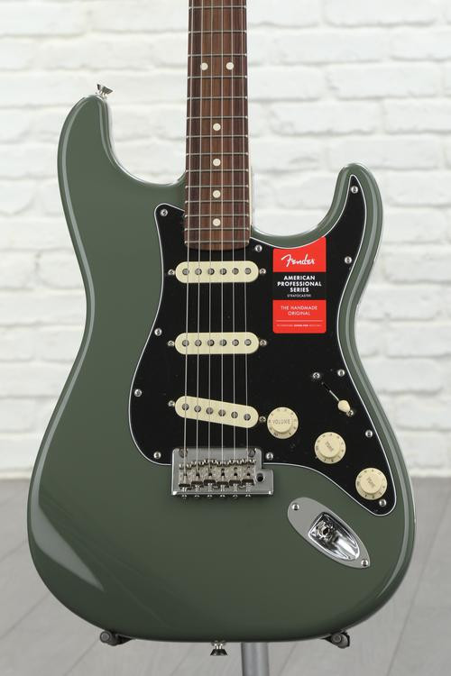 Fender American Professional Stratocaster - Antique Olive with Rosewood
