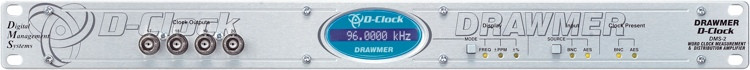 drawmer d clock word clock measurement and distribution amp