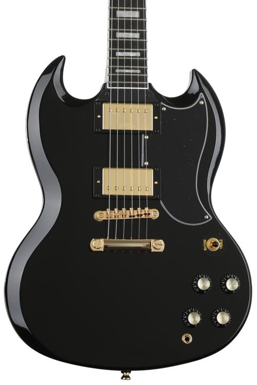 Epiphone SG Custom Electric Guitar - Ebony | Sweetwater