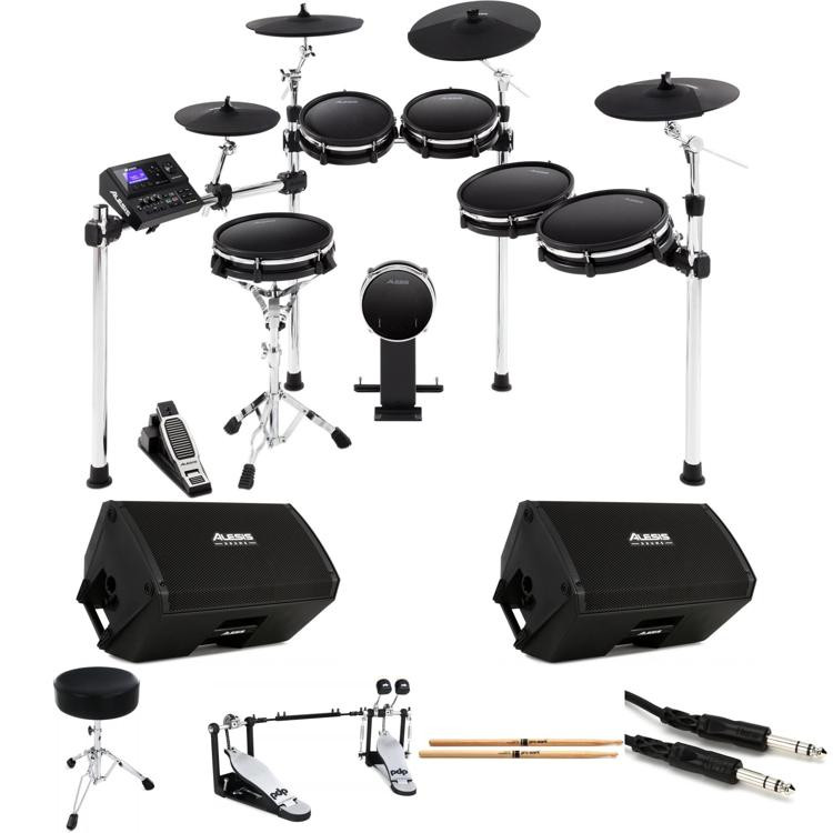 Alesis DM10 MKII Pro Electronic Drum Set Double Bass Essentials
