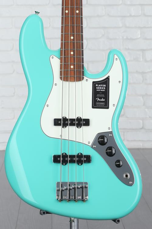 Fender Player Jazz Bass - Sea Foam Green with Pau Ferro Fingerboard ...