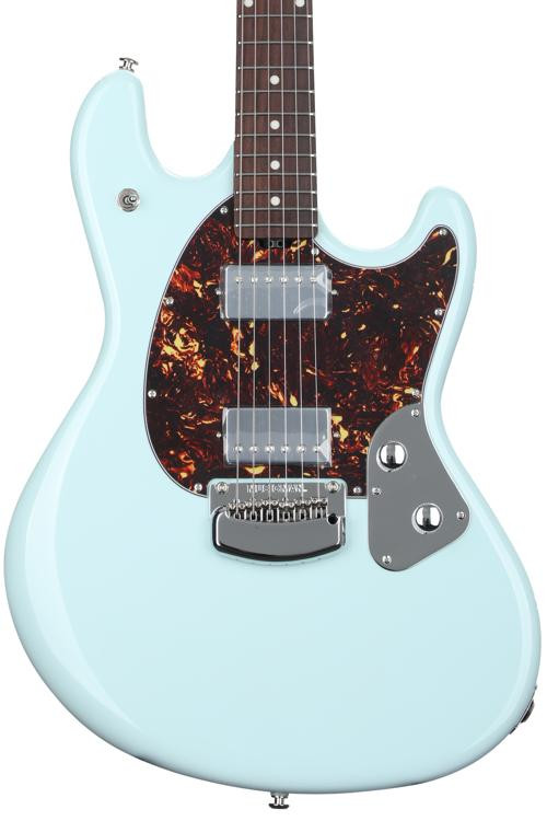 Ernie Ball Music Man Stingray Rs Electric Guitar Powder Blue With Rosewood Fingerboard