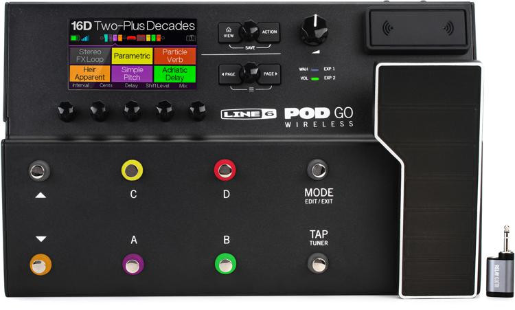 Line 6 POD Go Wireless Guitar Multi-effects Floor Processor | Sweetwater