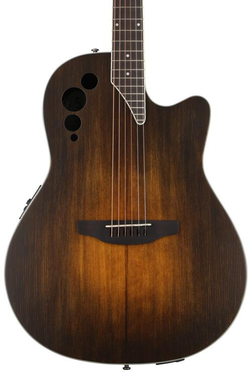 Ovation Applause AE447S Middepth Acousticelectric Guitar Vintage Varnish Satin Reviews