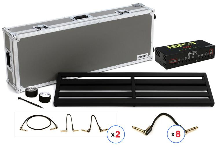 Pedaltrain Pro/Touring Pedalboard Kit with Truetone Power & EBS Premium